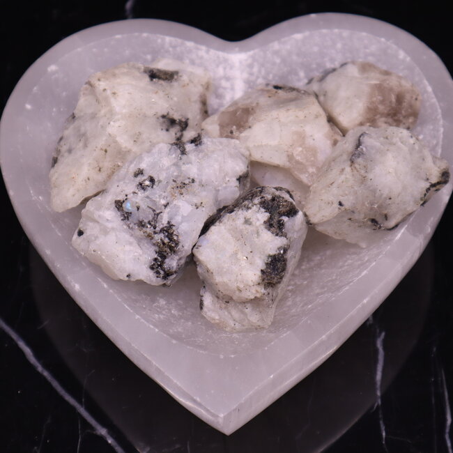 Rainbow Moonstone Medium - Rough Raw Natural