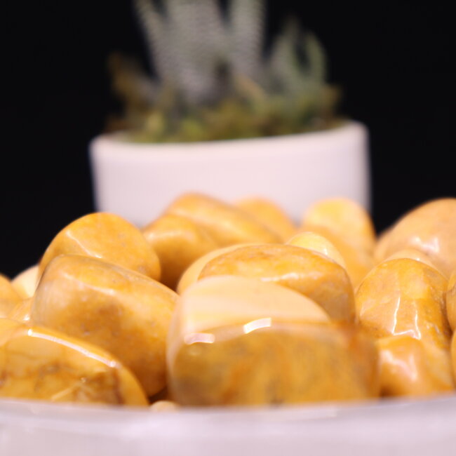 Yellow Jasper- Tumbled
