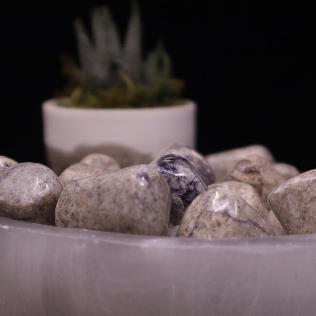 Tiffany Stone (Bertrandite) - Tumbled Smooth