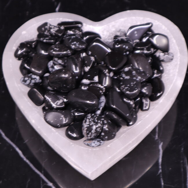 Snowflake Obsidian - Tumbled