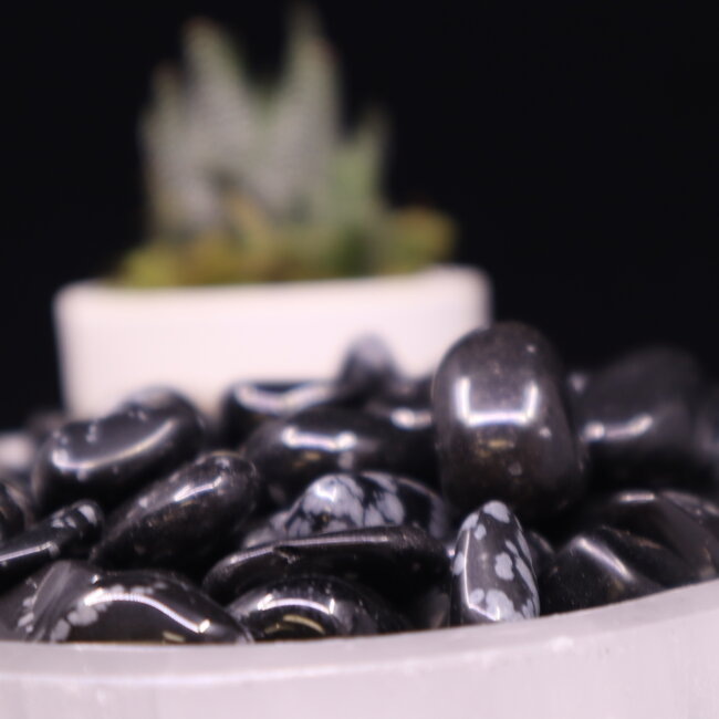 Snowflake Obsidian - Tumbled