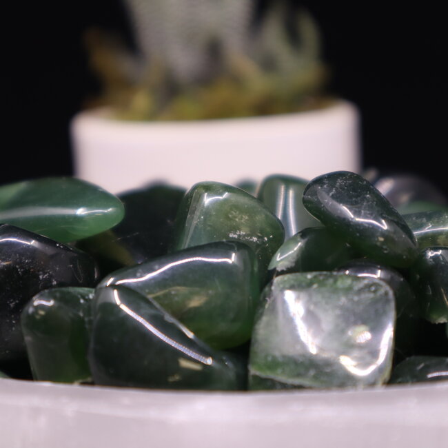 Bowenite (Serpentine Antigorite) - Tumbled