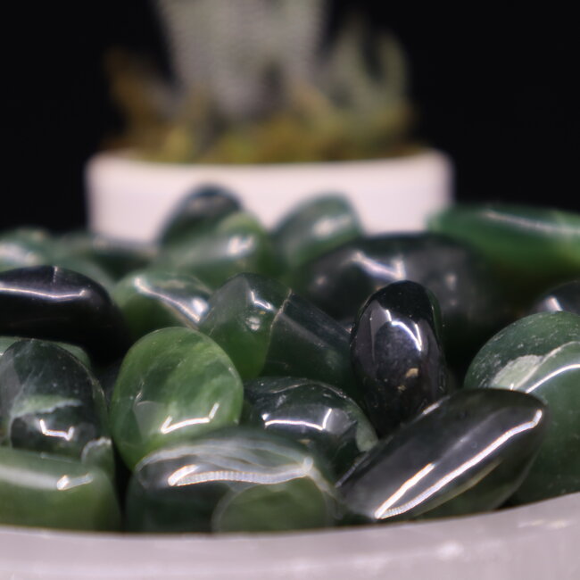Bowenite (Serpentine Antigorite) - Tumbled
