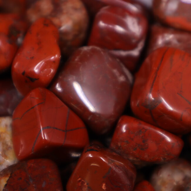 Brecciated Red Jasper - Tumbled