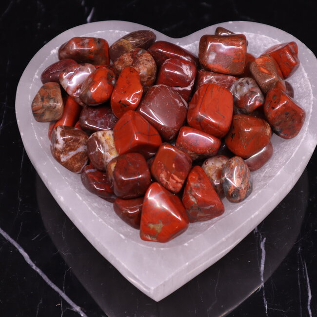 Brecciated Red Jasper - Tumbled