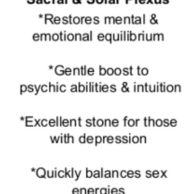 Dark Orange Calcite - Tumbled