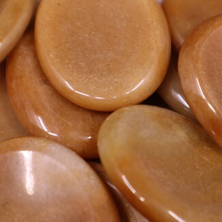 Multi Assorted Moonstone Worry (Thumb Fidget Relaxation Pocket) Stones - Large Oval