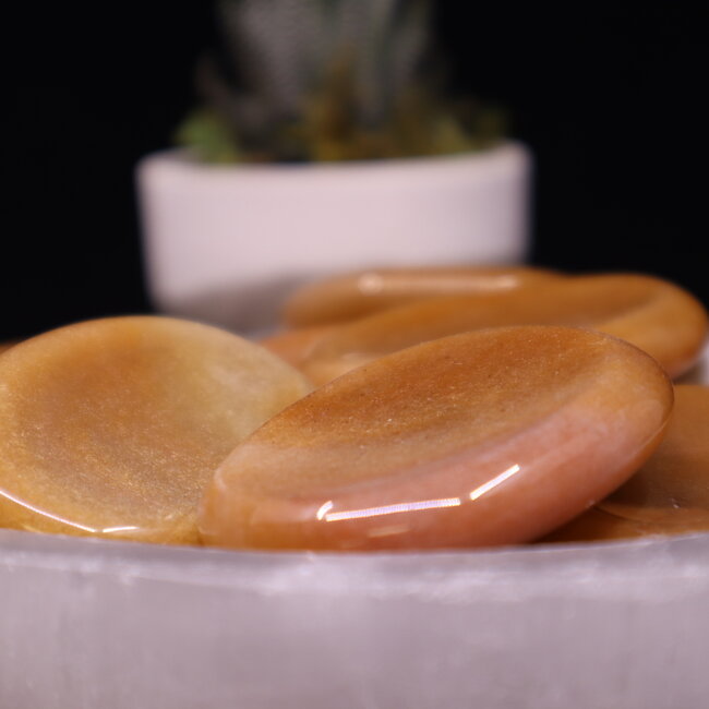 Multi Assorted Moonstone Worry (Thumb Fidget Relaxation Pocket) Stones - Large Oval