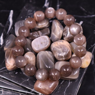 Black Moonstone Bracelets - 10mm