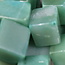 Green Aventurine Cubes 1"