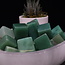 Green Aventurine Cubes 1"