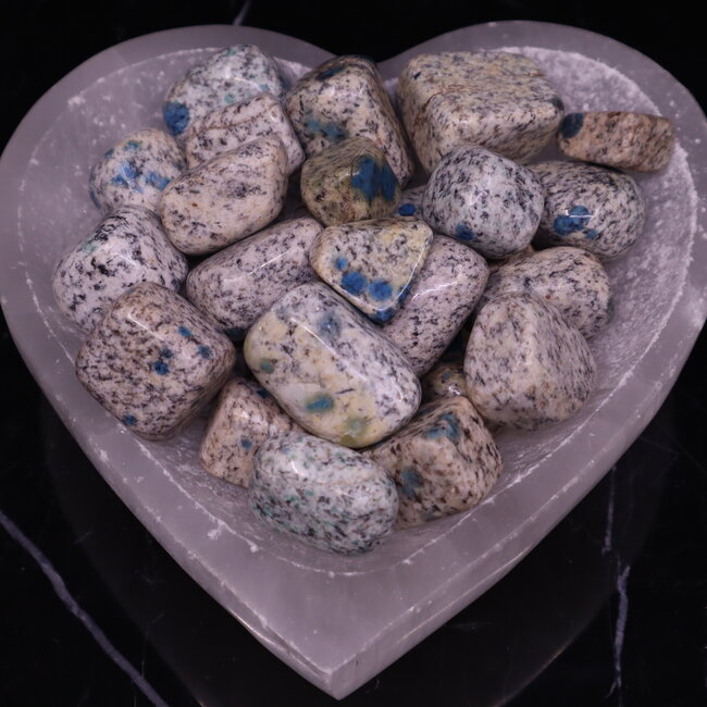 K2 with Azurite - Tumbled