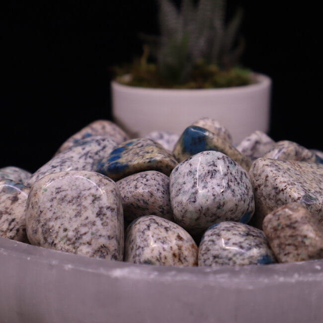 K2 with Azurite - Tumbled