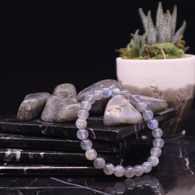 Blue Labradorite Bracelets - 7 - 8mm
