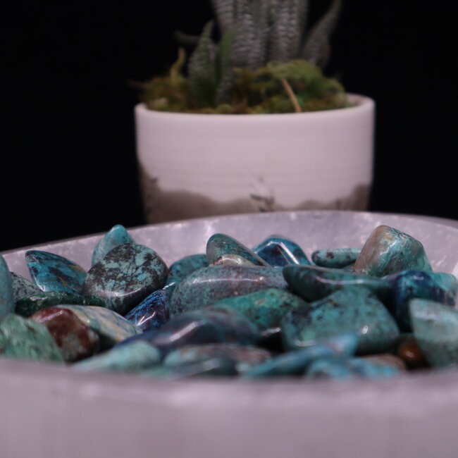 Chrysocolla - Tumbled