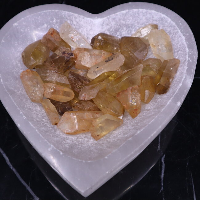 Congo Citrine (Kundalini Quartz) Points - Small Rough Raw Natural
