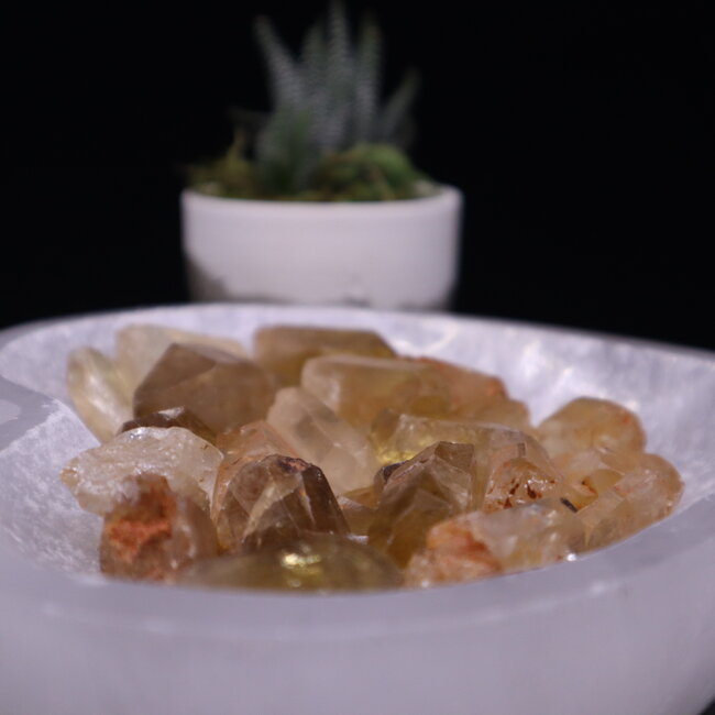 Congo Citrine (Kundalini Quartz) Points - Small Rough Raw Natural