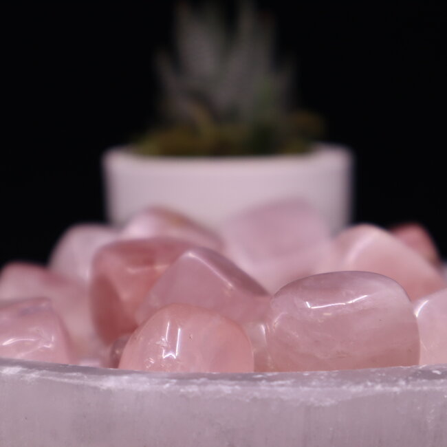 Rose Quartz Cubes 1"