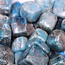 Blue Apatite Cubes 1"