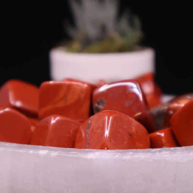 Red Jasper Cubes 1"