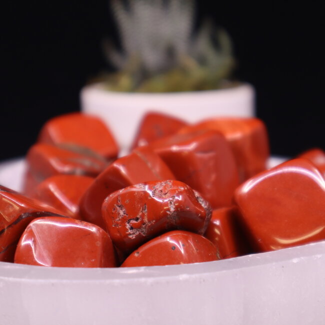 Red Jasper Cubes 1"