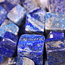 Lapis Lazuli Cubes 1"