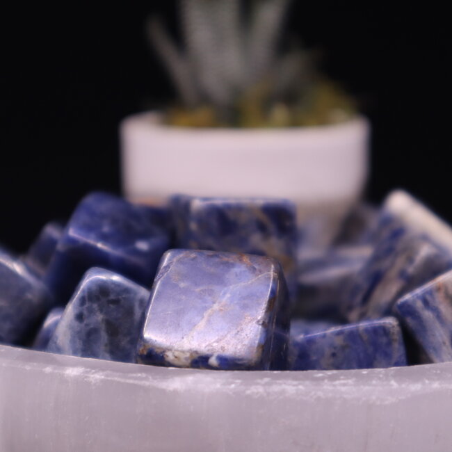 Sodalite Cubes 1"
