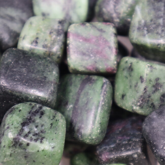 Ruby in Zoisite Cubes 1"