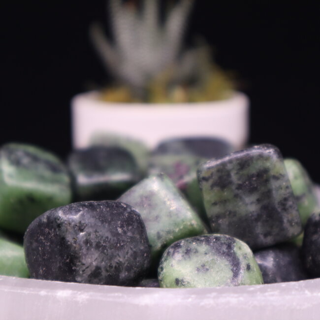 Ruby in Zoisite Cubes 1"