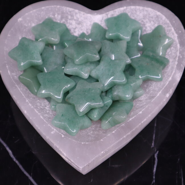 Green Aventurine Stars - Medium