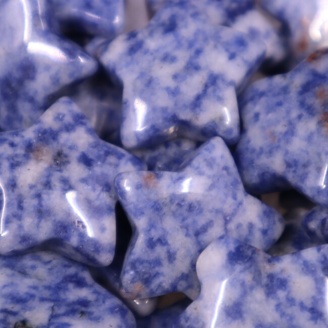 Sodalite Stars - Medium (Blue Spot)