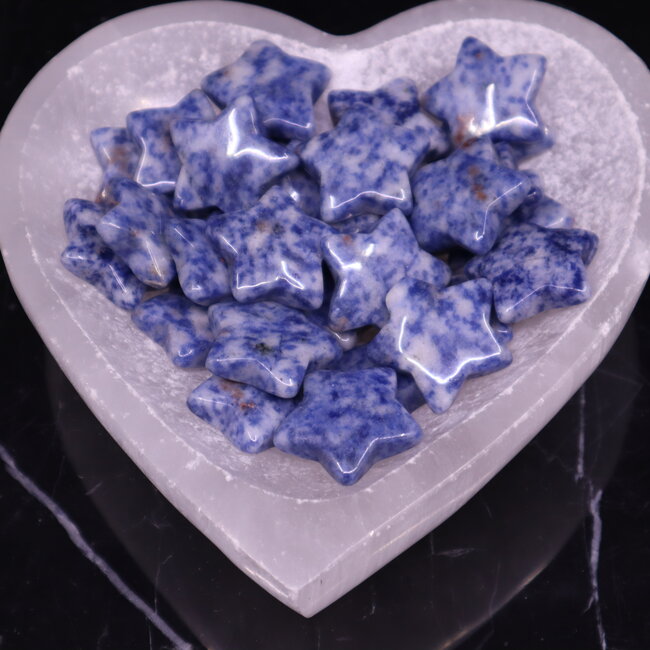 Sodalite Stars - Medium (Blue Spot)