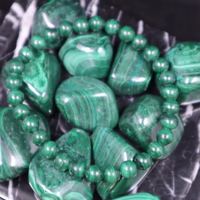 Malachite Bracelets - 7-8mm