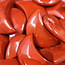 Red Jasper Crescent Moons - Medium Carvings