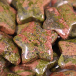 Unakite Jasper Stars - Medium