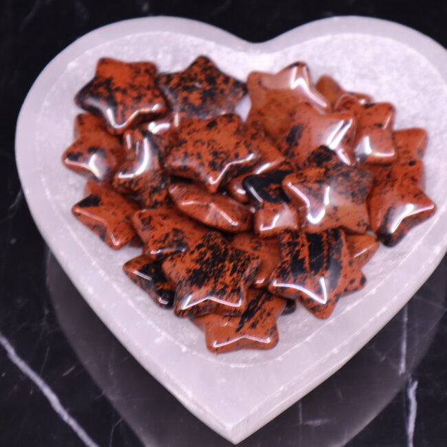 Mahogany Obsidian Medium Stars