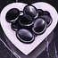 Black Obsidian Worry (Thumb Fidget Relaxation Pocket)  Stones - Large Oval