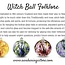 Teal and Yellow Specula Spirit Friendship Gazing Watch Wizard Kugel Witch Balls - Small 4"x 4"