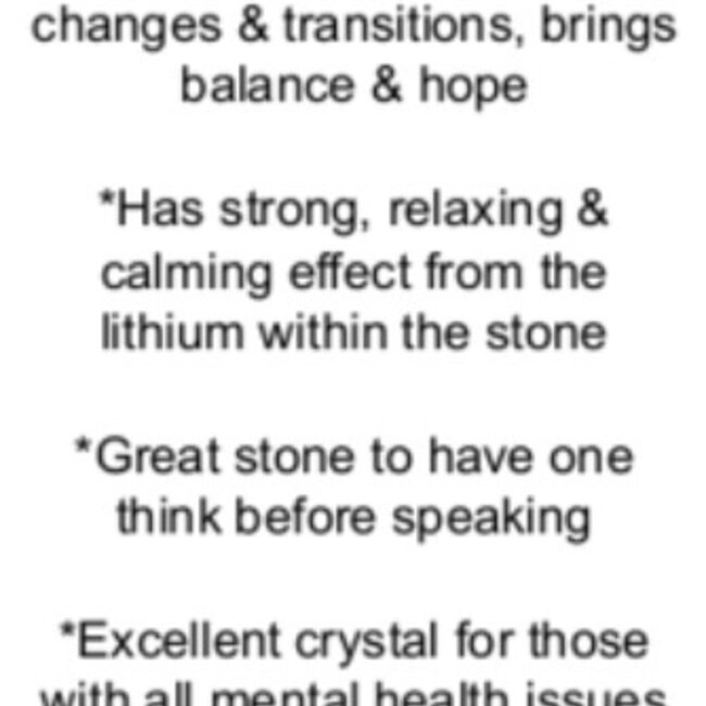 Lepidolite (Purple Mica) Palm Pillow Pocket Stone