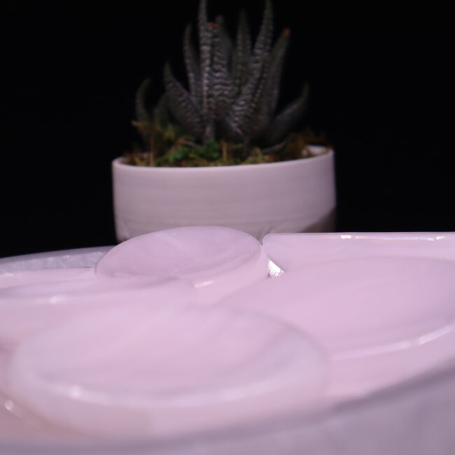 Pink Calcite Worry (Thumb Fidget Relaxation Pocket) Stones  - Large Oval