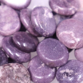 Lepidolite Worry Stone - Small Oval