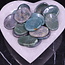 Moss Agate Worry (Thumb Fidget Relaxation Pocket) Stones  - Medium Oval
