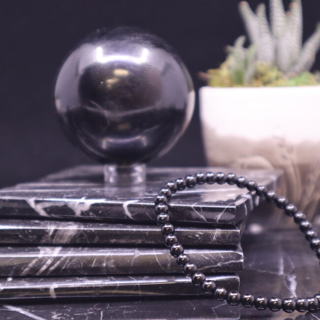 Black Tourmaline Bracelets - 4mm Mini