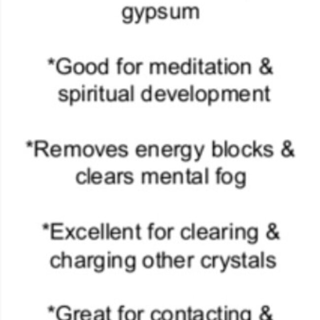 Orange Selenite Selenite (Satin Spar Gypsum) - Tumbled Satin Spar Gypsum