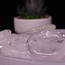 Clear (Crystal) Quartz Worry Stone - Large Oval