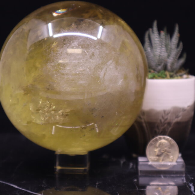 Citrine Sphere Large- Orb 115mm