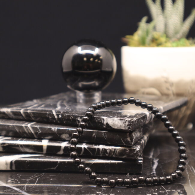 Black Onyx Bracelets - 4mm Mini