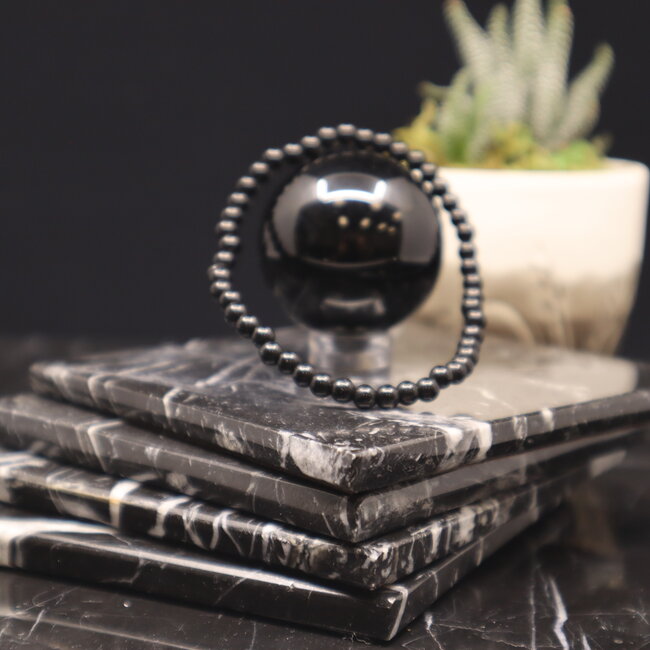 Black Onyx Bracelets - 4mm Mini