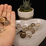 Gold (Golden Rutile Angel Venus Hair) Rutilated Quartz Sphere Orb (AAA Grade) - 5-10mm with Stand