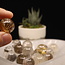 Gold (Golden Rutile Angel Venus Hair) Rutilated Quartz Sphere Orb (AAA Grade) - 5-10mm with Stand